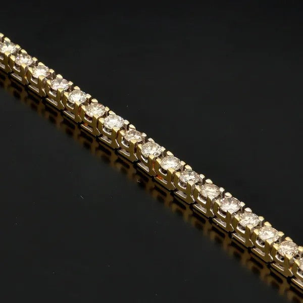 18ct Gold Diamond Tennis Bracelet | 9.75ct | Hallmarked