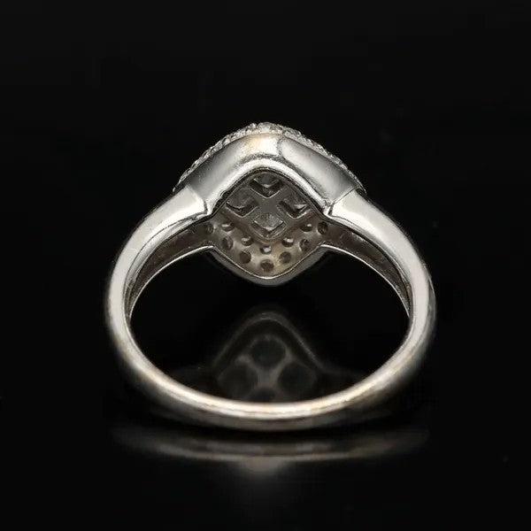 18k White Gold Diamond Ring | 0.70ct Estimated | Size M½