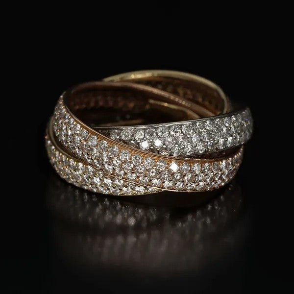 Trilogy Gold and Diamond Ring | 5.00ct | Size N