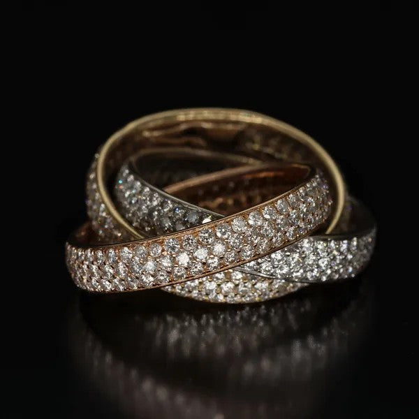 Trilogy Gold and Diamond Ring | 5.00ct | Size N