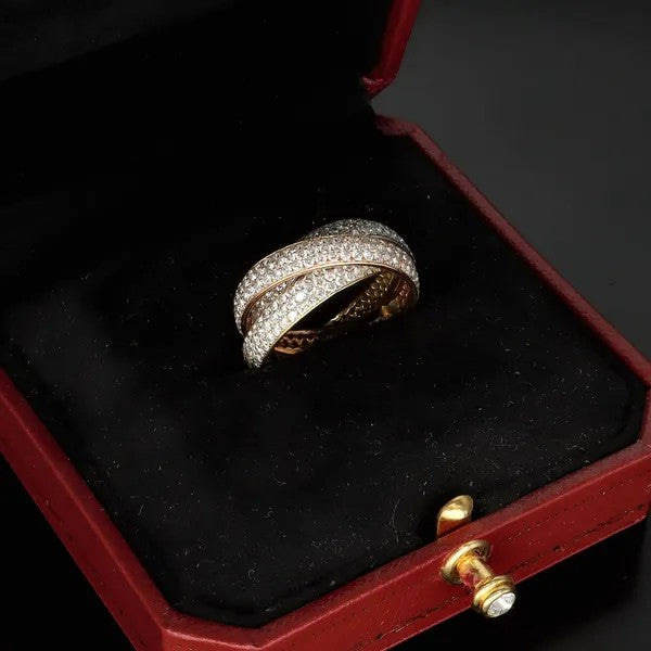 Trilogy Gold and Diamond Ring | 5.00ct | Size N