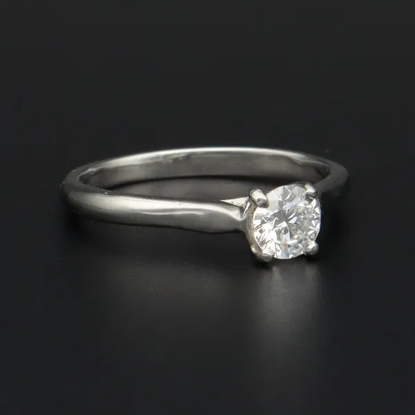 Platinum Solitaire Diamond Ring | 0.65ct | G/VS2 | Size N½