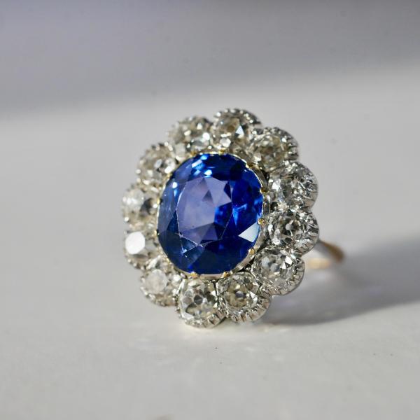 Diamond Solitaire Ring | Old European Cut | 2.50ct | Size L½