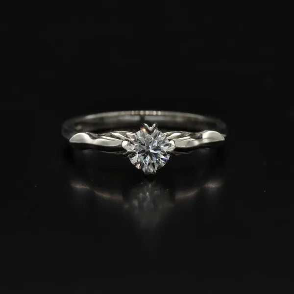 Vintage Solitaire Diamond Ring | 0.30ct | Size M