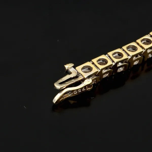 18ct Gold Diamond Tennis Bracelet | 9.75ct | Hallmarked