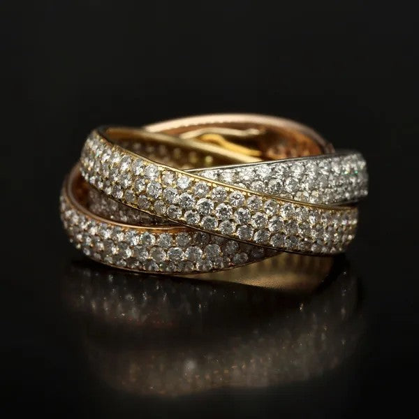 Trilogy Gold and Diamond Ring | 5.00ct | Size N