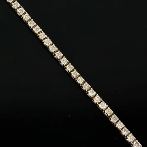 18ct Gold Diamond Tennis Bracelet | 9.75ct | Hallmarked