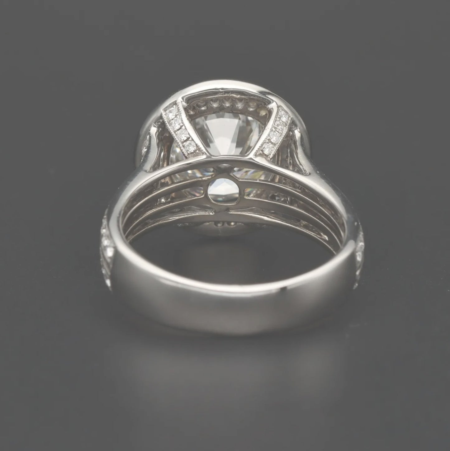 18ct White Gold 3.51ct Lab Diamond Ring | IGI Certified | Size O