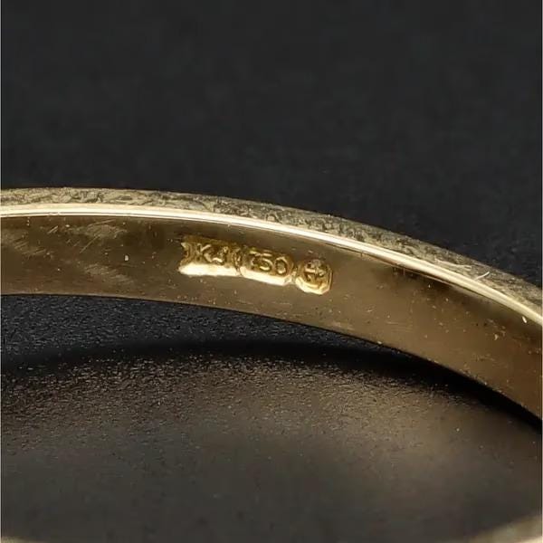 18ct Yellow Gold Old Cut Diamond Ring | Circa 1890 | 1.10ct | Size M