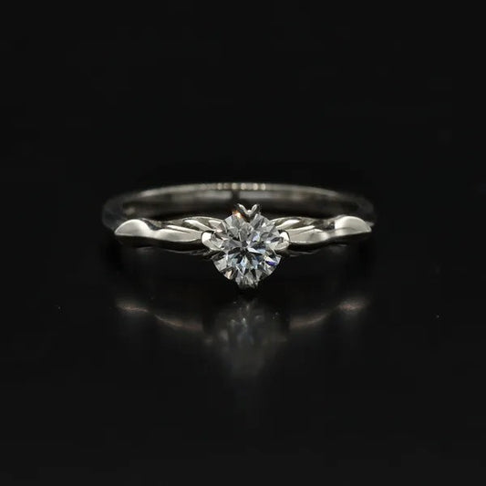 Vintage Solitaire Diamond Ring | 0.30ct | Size M