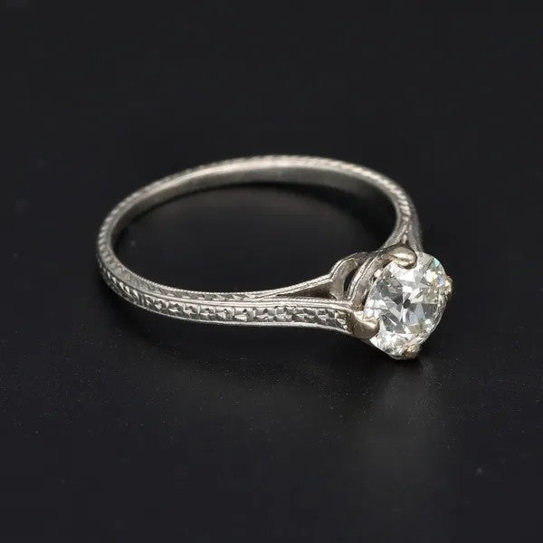 Old European Cut Diamond Solitaire Ring | 0.75ct | G/SI1 | Size K